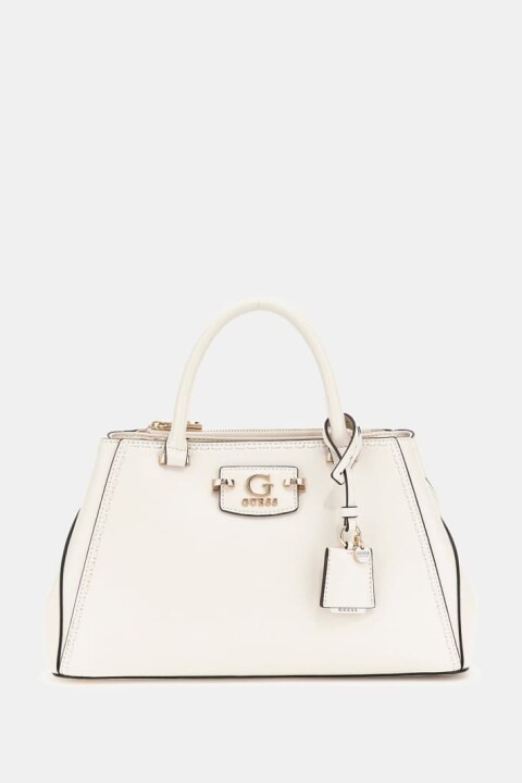 Kadın Nastra Charmlı El Çantası - Beyaz 