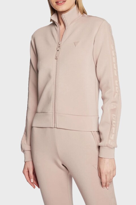 Kadın New Allie Scuba Sweatshirt - Toz Pembe 