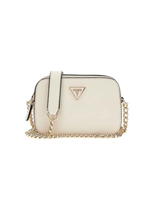 Kadın Noelle Crossbody Cam Bag Omuz Çantası - Krem 