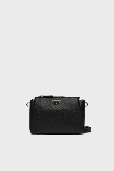 Kadın Noelle Trı Logolu Çıkarılabilir Askılı Çanta - Siyah 