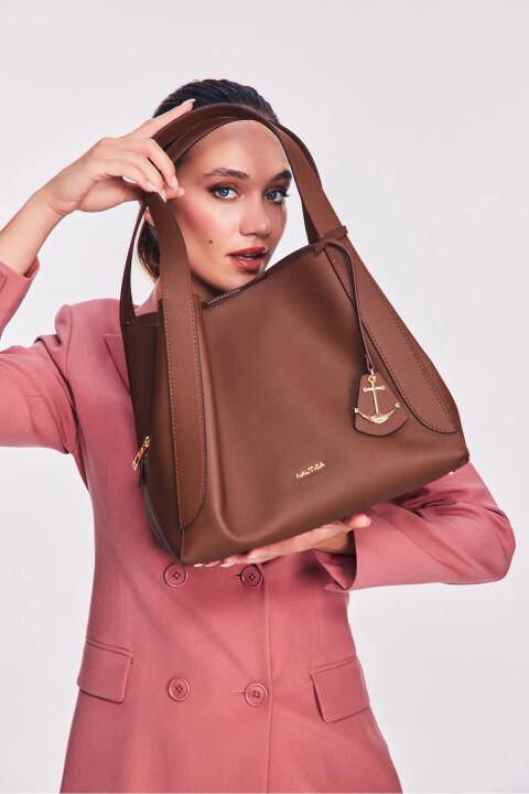 Kadın Omuz Çantası - Kahverengi 