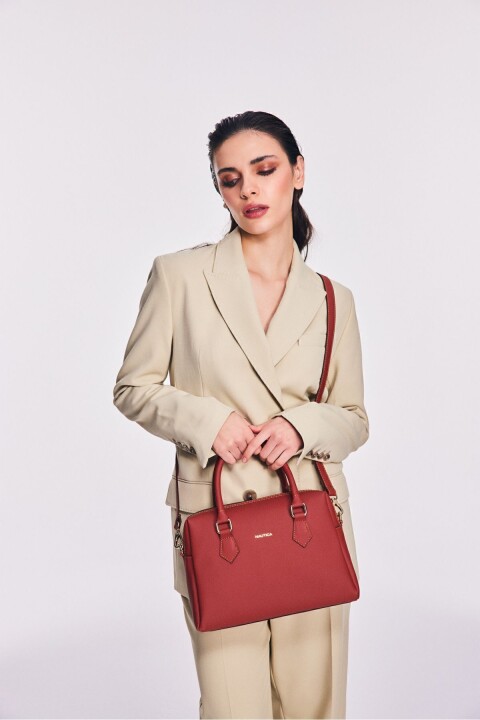 Kadın Omuz Çantası - Kiremit 