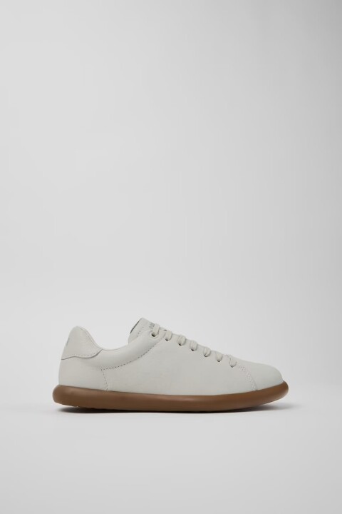 Kadın Pelotas Soller Deri Sneaker Ayakkabı - Beyaz 