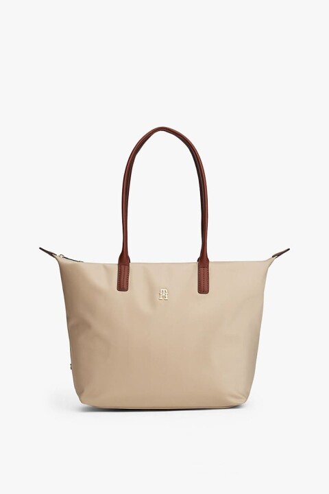 Kadın Popette Omuz Çantası - Bej 