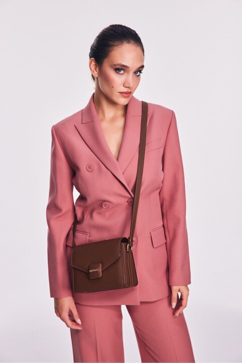 Kadın Postacı Çantası - A.Kahve 