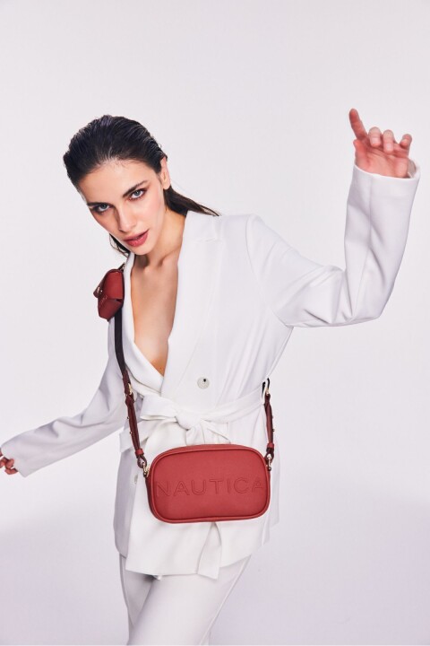 Kadın Postacı Çantası - Kiremit 