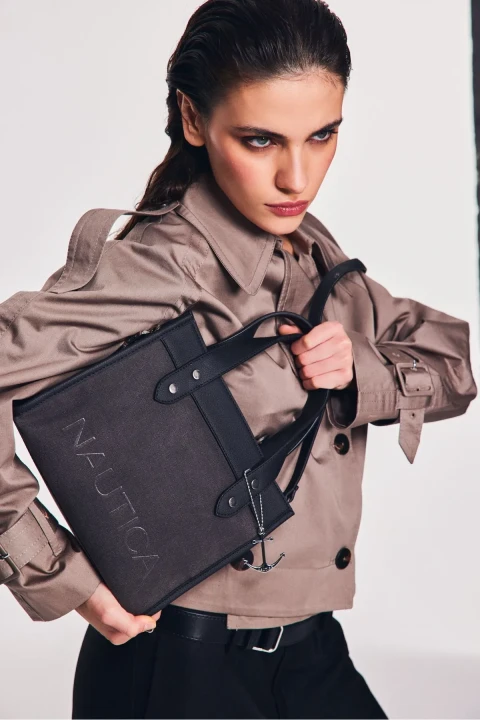 Kadın Postacı Çantası - Siyah 