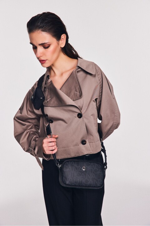 Kadın Postacı Çantası - Siyah 