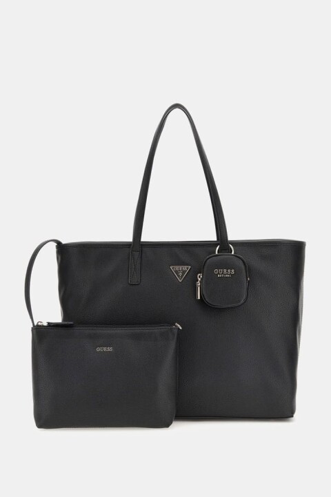 Kadın Power Play Büyük Omuz Çantası - Siyah 