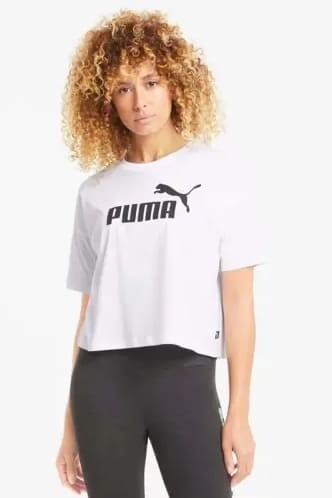 Kadın Puma Logo T-Shirt - Beyaz 