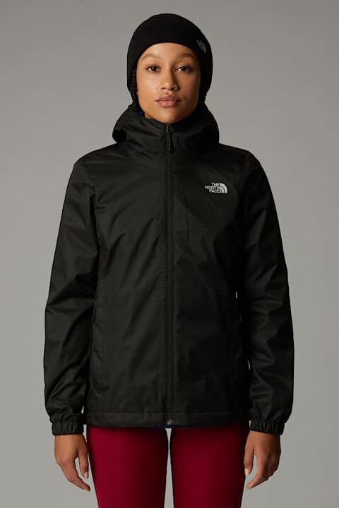 Kadın Quest Kapüşonlu Su Geçirmez Mont - Siyah 