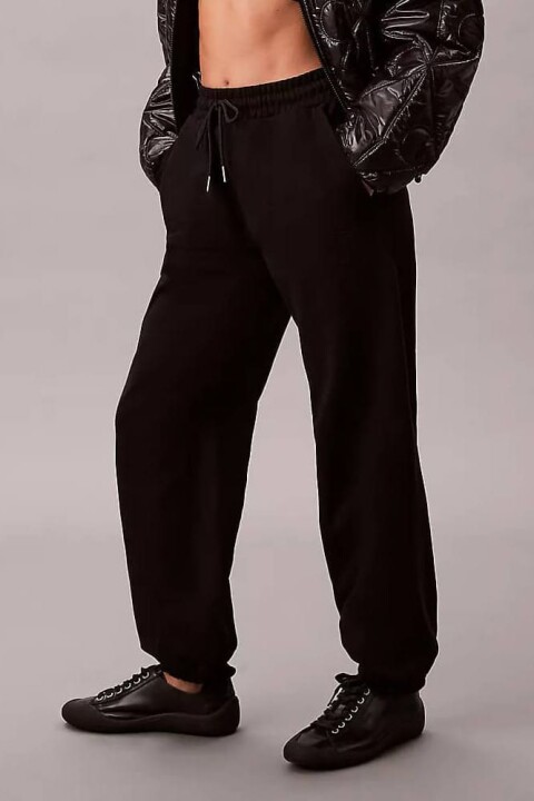 Kadın Rahat Kalıp Jogger Eşofman Altı - Siyah 