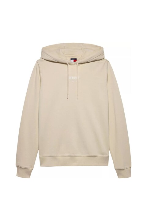 Kadın Regular Fit Kapüşonlu Logolu Sweatshirt - Açık Bej 