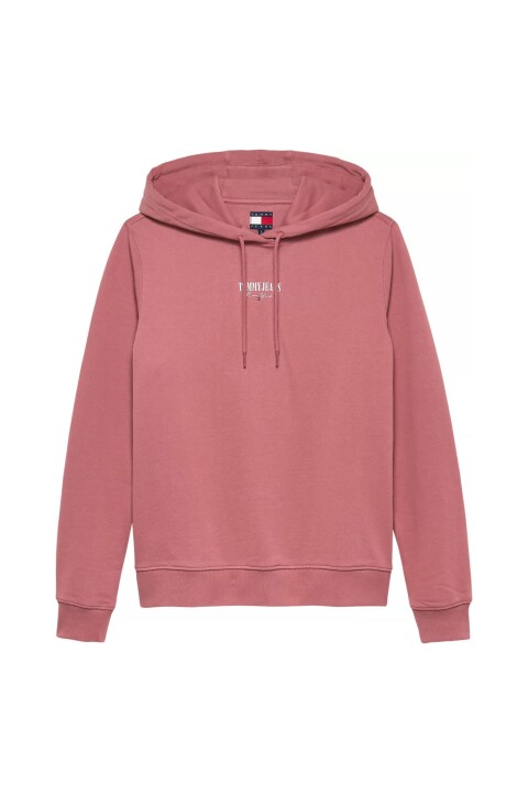 Kadın Regular Fit Kapüşonlu Logolu Sweatshirt - Toz Pembe 
