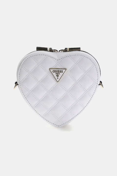 Kadın Rianee Quilt Kapitoneli Mini Çapraz Çanta - Beyaz 