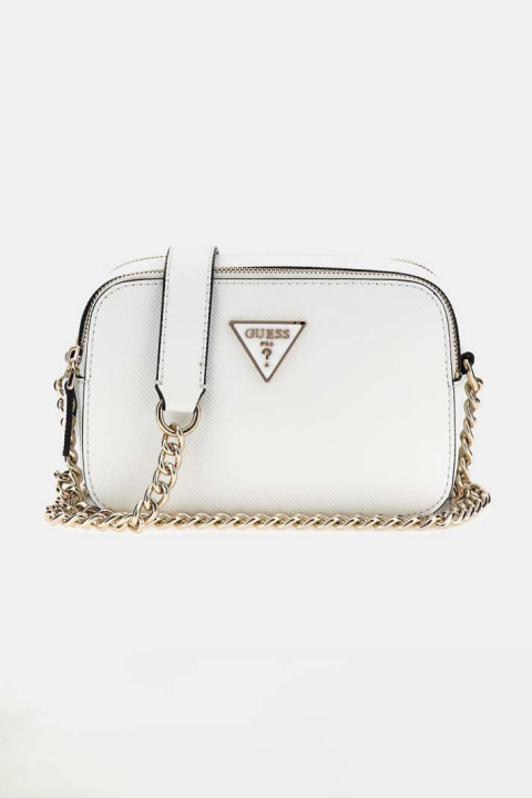 Kadın Saffiano Noelle Çapraz Askili Çanta - Beyaz 