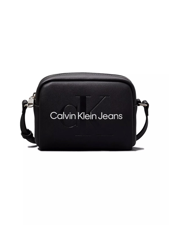 Kadın Sculpted Camera Bag18 Mono Omuz Çantası-Siyah 