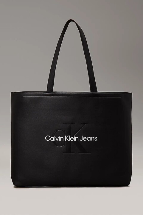 Kadın Sculpted Slim Tote34 Mono El Çantası - Siyah 