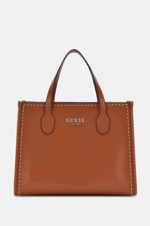 Kadın Silvana Sürfile Dikişli El Çantası - Taba 