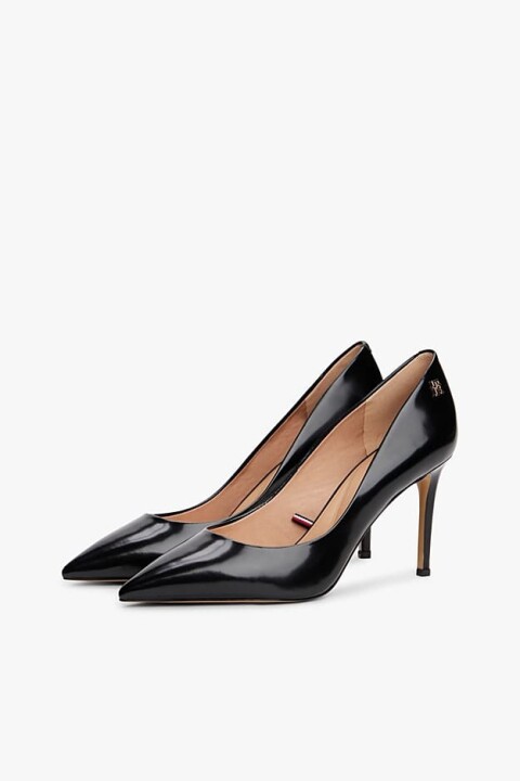 Kadın Sivri Burun İnce Topuklu Stiletto - Siyah 