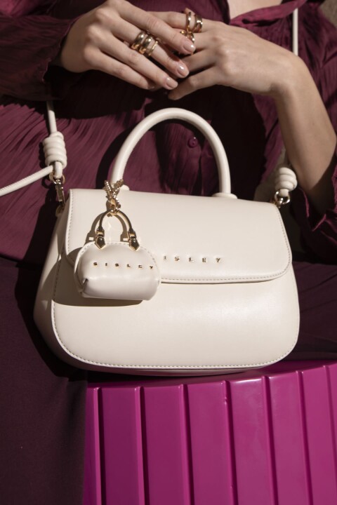 Kadın Sly Kırınkıl El Çantası - Bej 