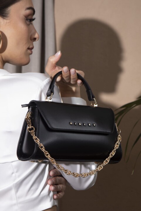 Kadın Sly Kırınkıl El Çantası - Siyah 