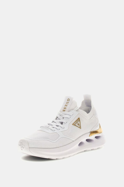 Kadın Solite Triko Spor Ayakkabısı - Beyaz 