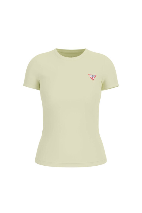 Kadın SS CN Mini Triangle T-Shirt - Yeşil 