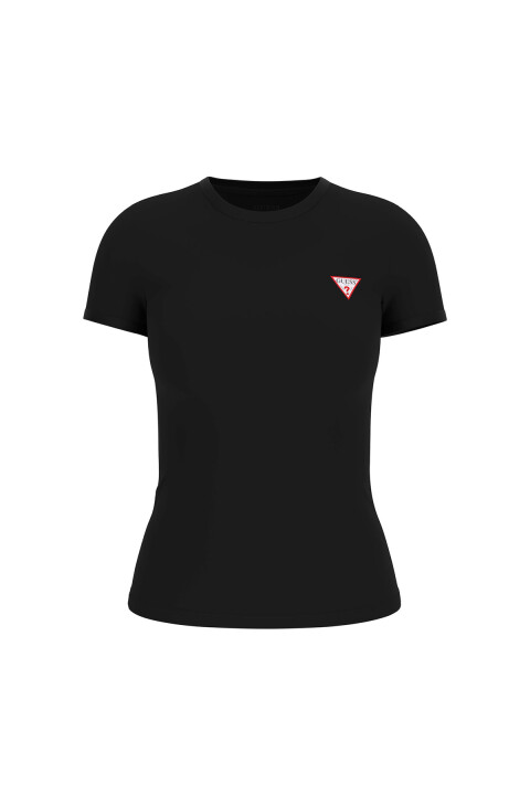 Kadın SS Mini Triangle T-Shirt - Siyah 