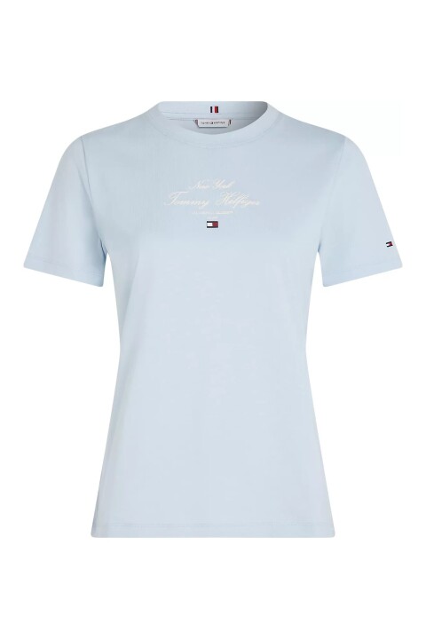 Kadın T-Shirt - Açık Mavi 