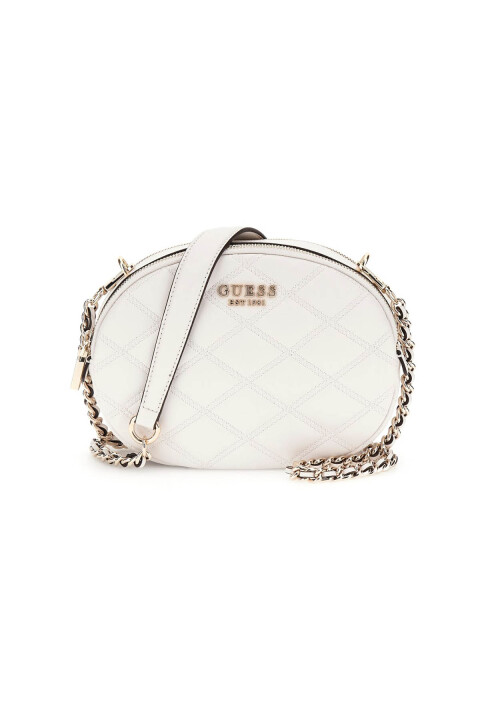 Kadın TAMSIN Double Fermuarlı Omuz Çantası - Beyaz 