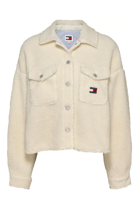 Kadın Teddy Mont - Beyaz 