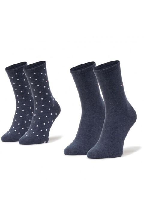 Kadın Th 2'li Uzun Çorap - Lacivert 