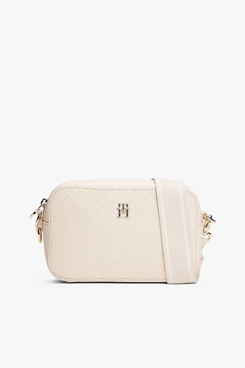 Kadın Th Distinct Kamera Omuz Çantası - Krem 