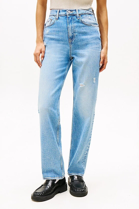 Kadın Th Layla Yüksek Bel Jean Pantolon - Mavi 