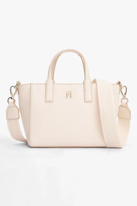 Kadın Th Logo El Çantası - Krem 