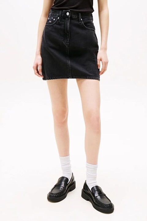 Kadın Th Mom Mini Etek - Siyah 