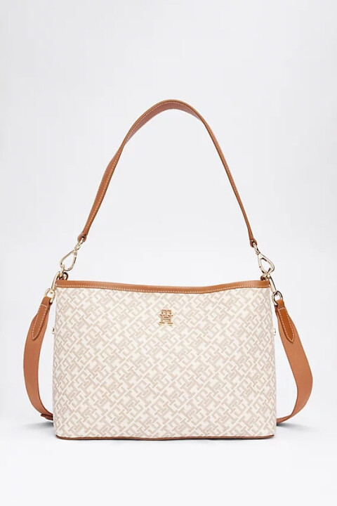 Kadın Th Monoplay Omuz Çantası - Krem 