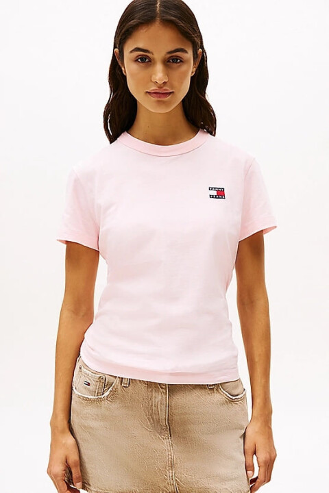 Kadın Tjw Badge T-Shirt - Pembe 