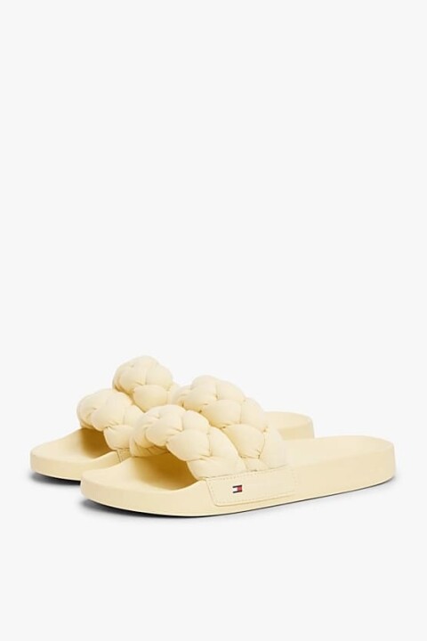 Kadın Tjw Braided Terlik - Krem 