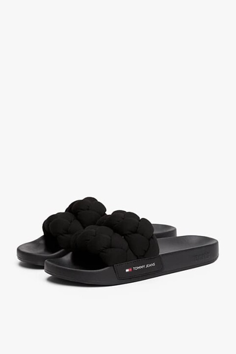 Kadın Tjw Braided Terlik - Siyah 