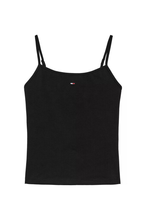 Kadın TJW Essential Strap Top Ext Askılı T-Shirt - Siyah 