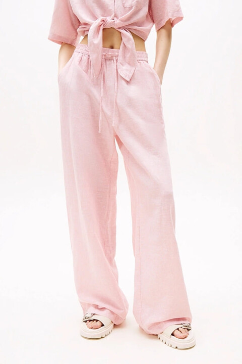 Kadın Tjw Geniş Paça Pantolon - Pembe 
