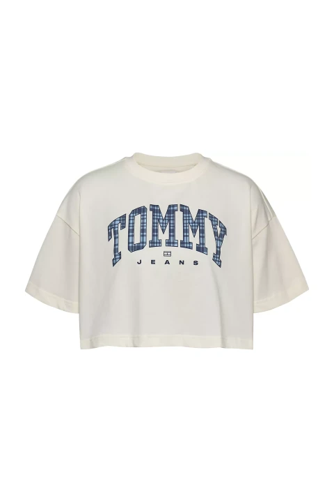 Kadın Tjw Ovs Crp Prep Explo 1 Tee Ext T-Shirt-Beyaz 