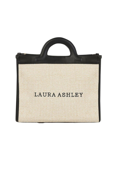 Kadın Tote El Ve Omuz Çantası - Siyah Bej 