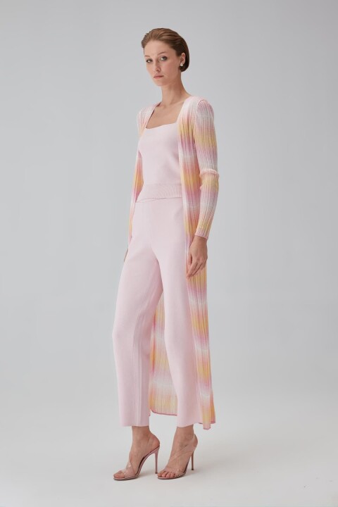 Kadın Triko Uzun Hırka - Mix 