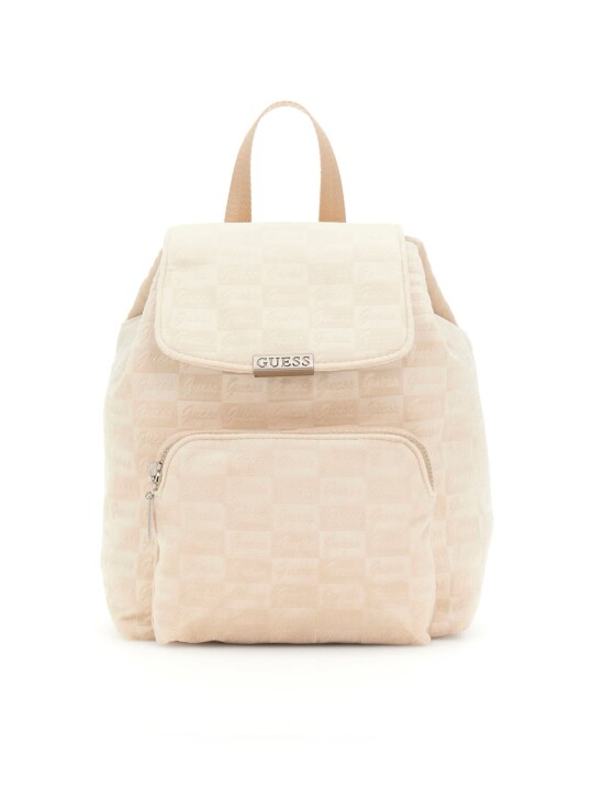 Kadın Velvet Aktif Sırt Çantası - Bej 