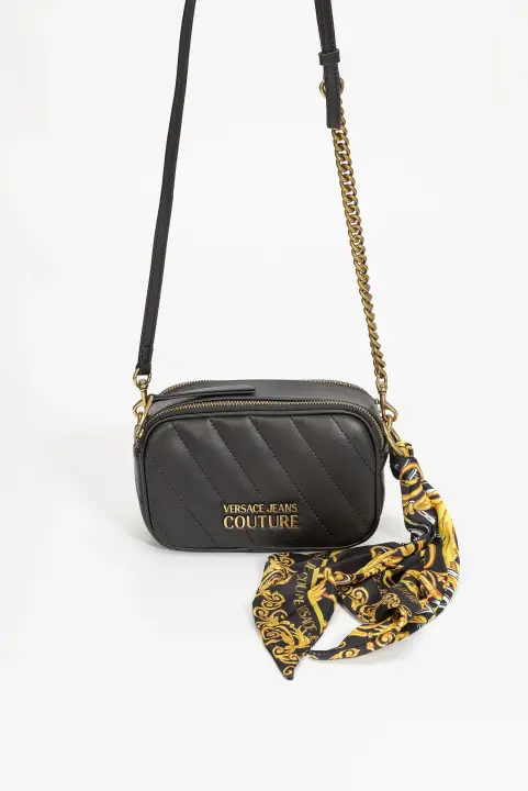 Kadın Versace Jeans Couture Mini Omuz Çantası - Siyah 