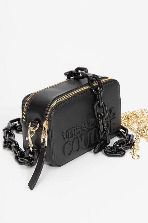 Kadın Versace Mini Omuz Çantası - Siyah 