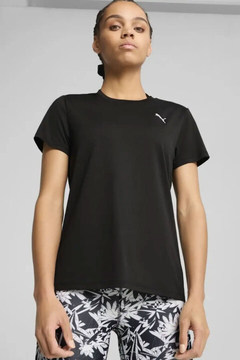 Kadın W Tad Essential Crew T-Shirt - Siyah 